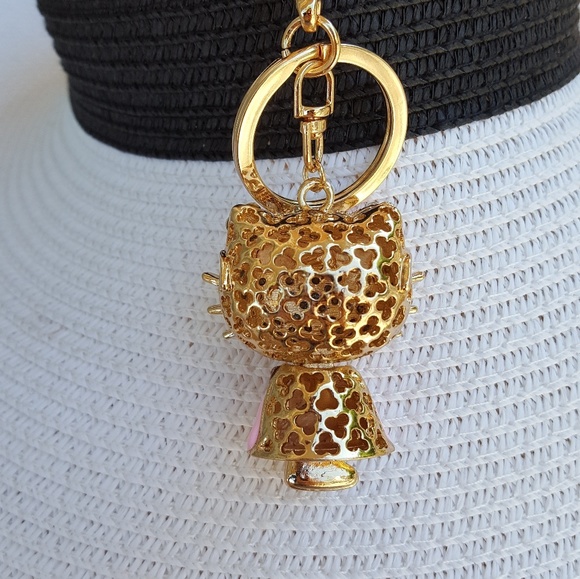 Hello Kitty Rhinestone Keychain - Picture 2 of 3