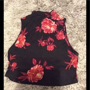 floral crop top