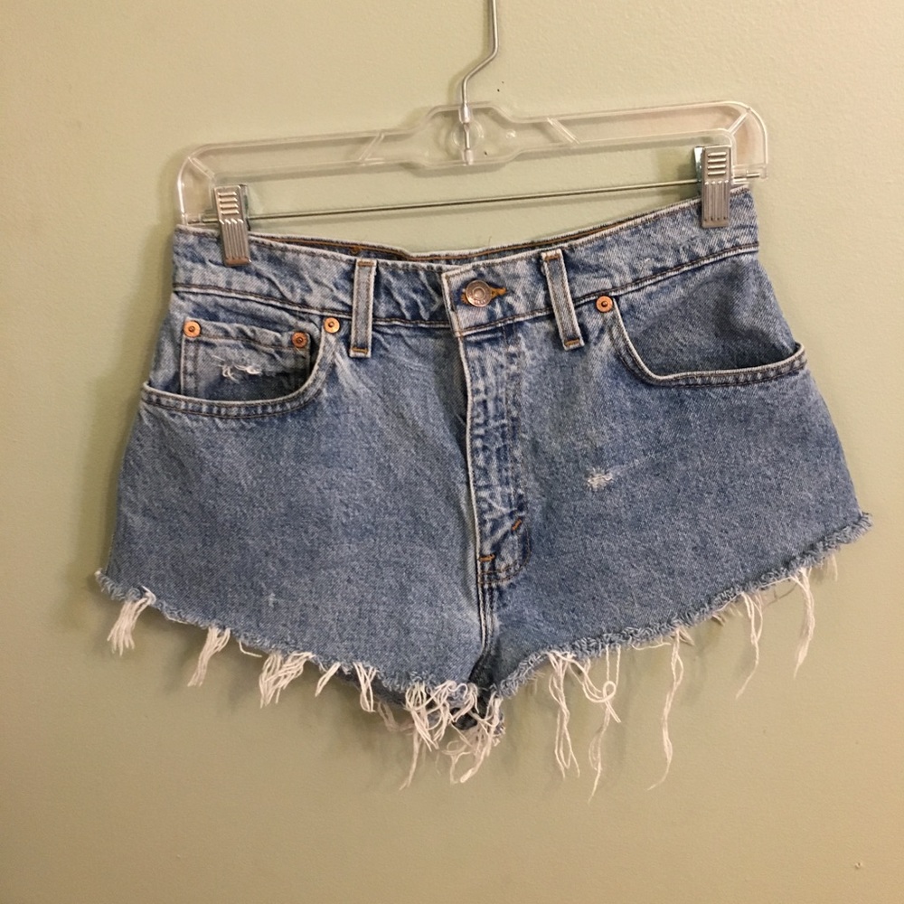 Levi's high wasted shorts