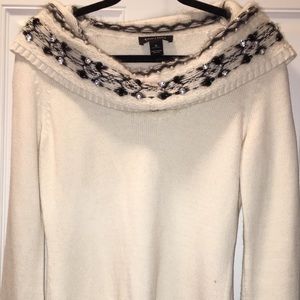 Elegance Defined. Lush Embellished Sweater