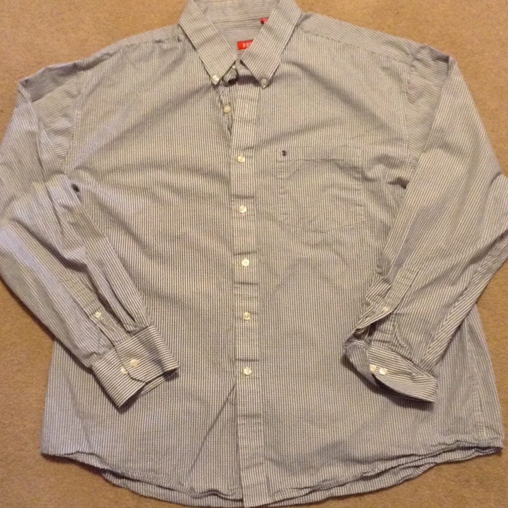 Men's Izod Gingham Button Down