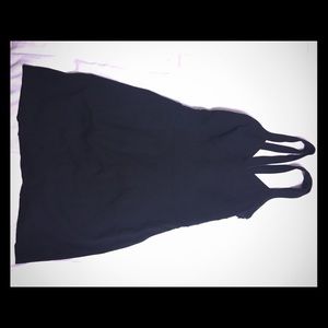 Black skin tight dress