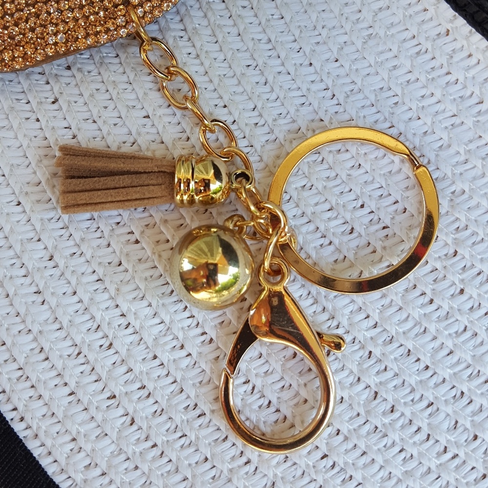 Dolphin Rhinestone Keychain - Picture 4 of 4