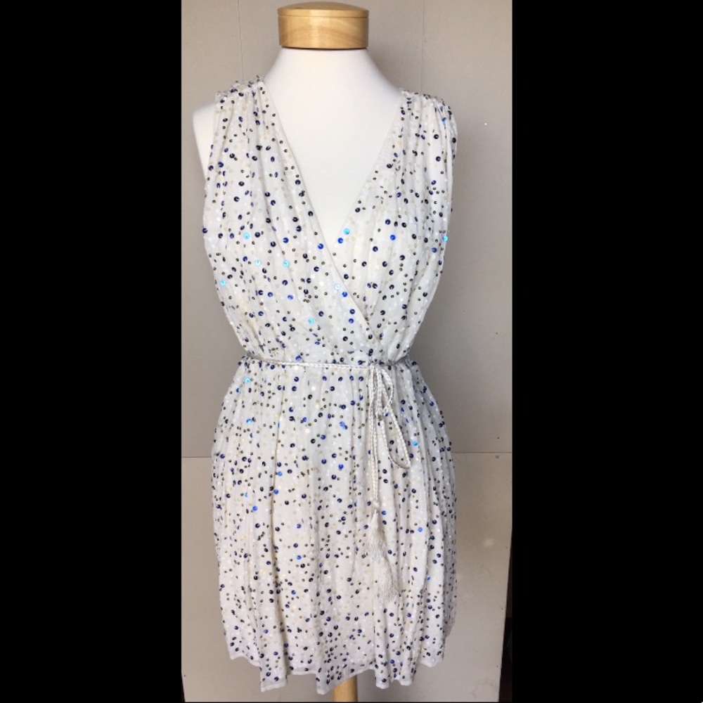 PRICE DROP! NWT FCUK Sequin Dress w Rope Belt