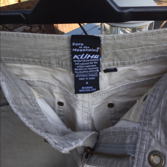 SOLD Kühl Khakis Barely Worn Stone Color Sz 4 - Picture 3 of 3