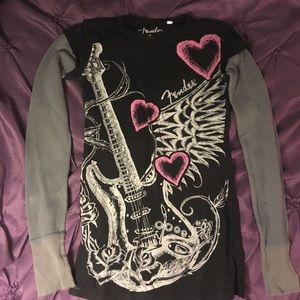Fender Med long sleeved guitar shirt