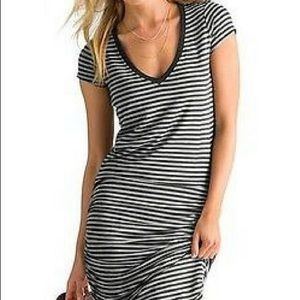 Athleta Topanga Ruched Knit Tee Dress