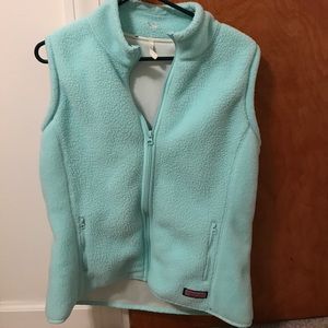 Vineyard Vines Mint Fleece Vest