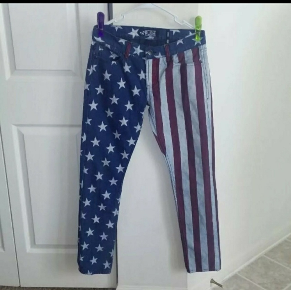American Flag Jeans