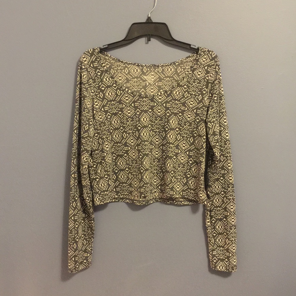 Aztec crop top