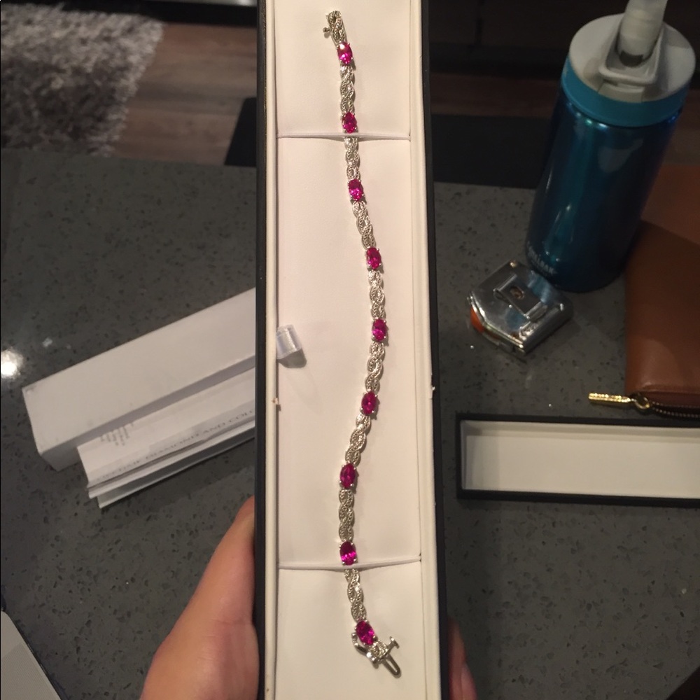 Ultra diamonds ruby bracelet