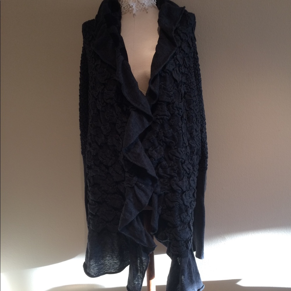 Alberto Makali Gray/Black Sweater Size S