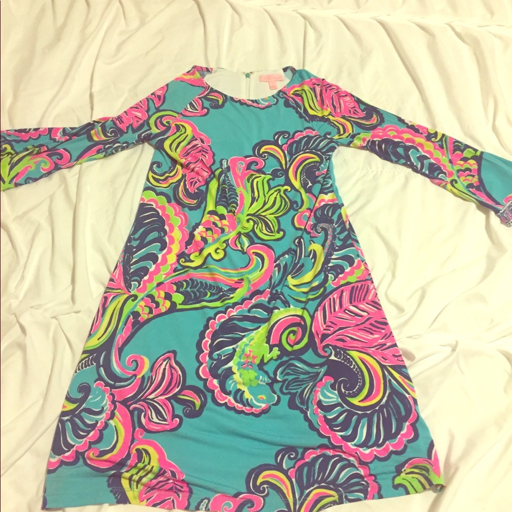 Lilly Pulitzer neon swing dress - Picture 1 of 3
