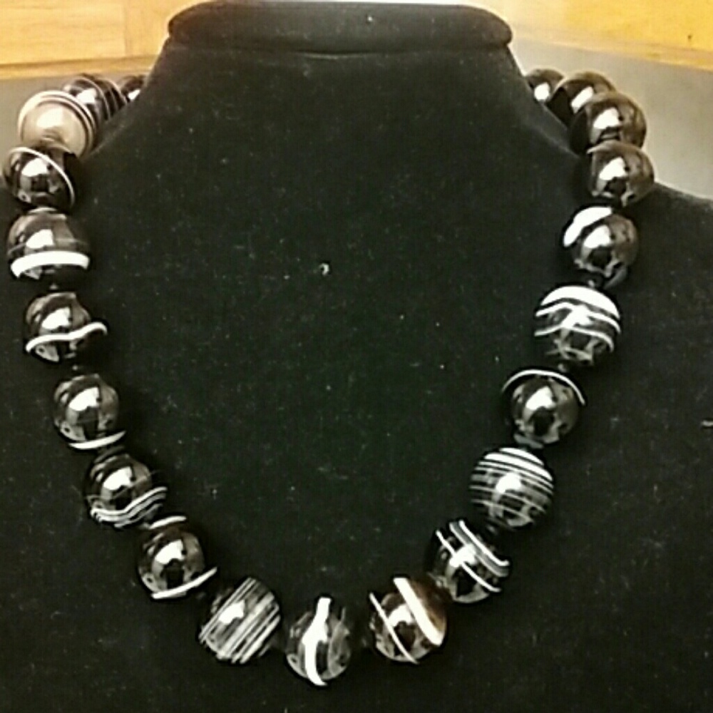Fancy Marble Necklace