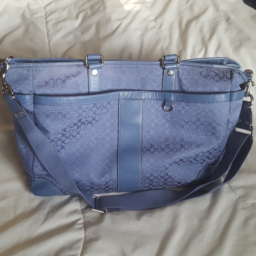 🍼Coach monogram baby bag🍼