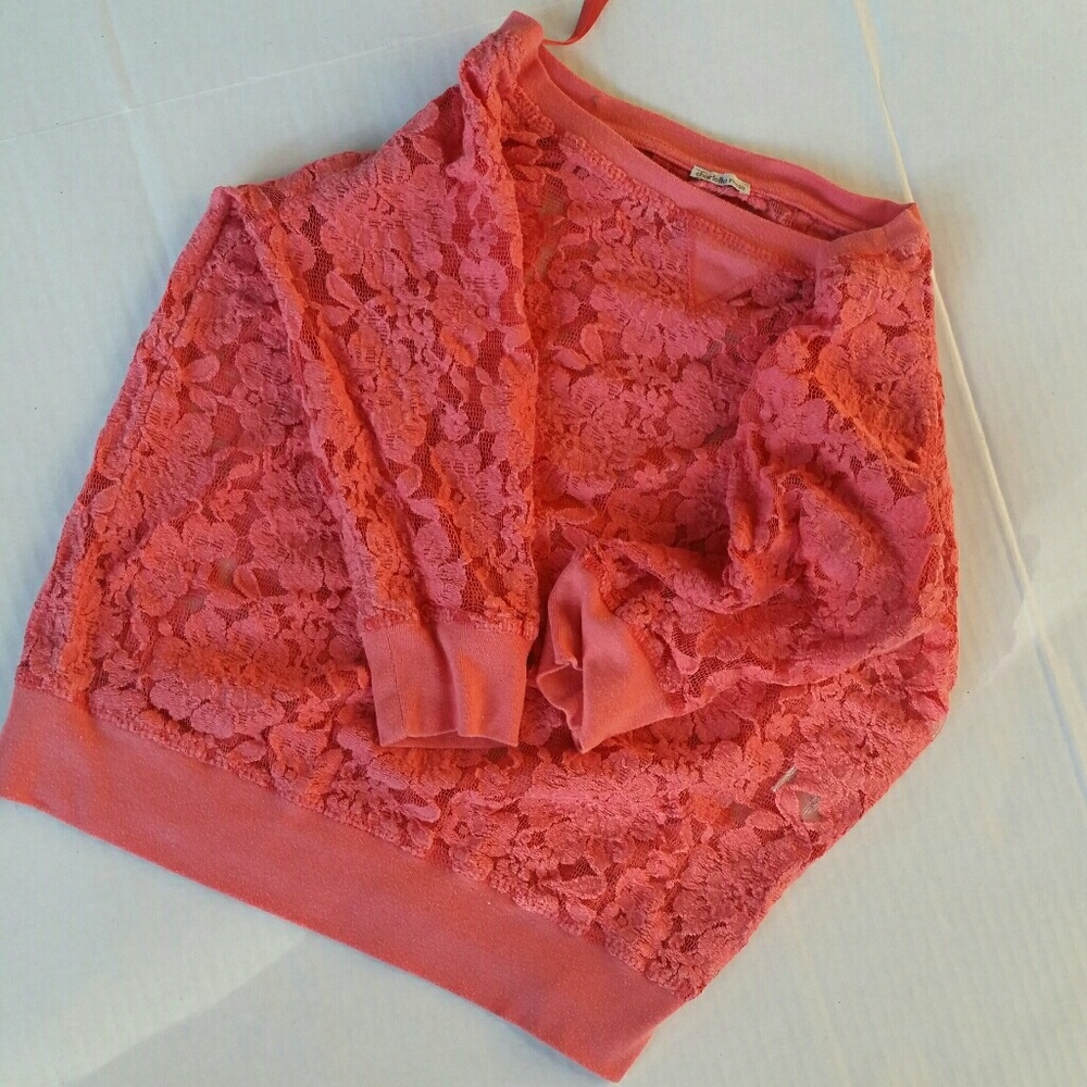 Pink Lace Shirt