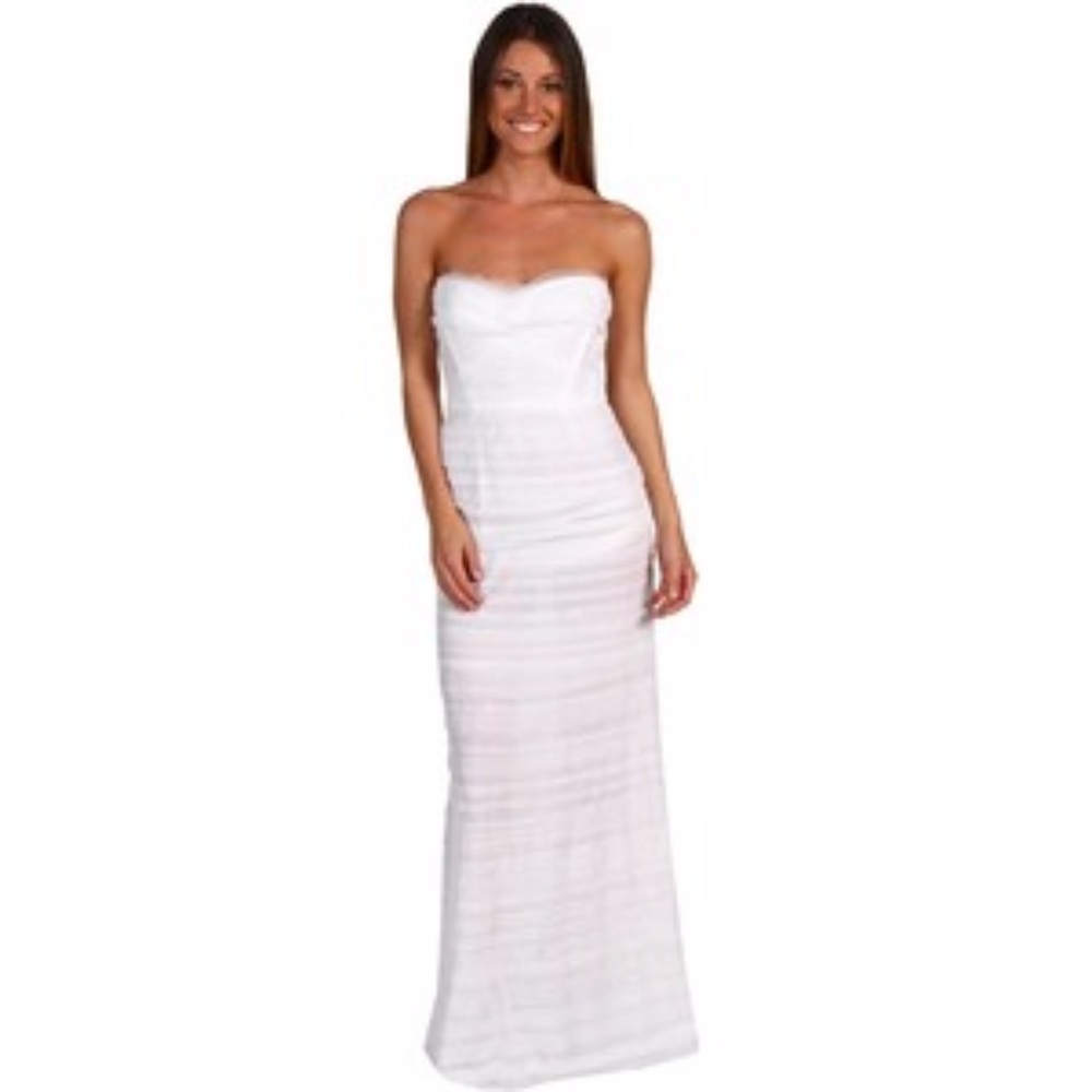 BCBGMAXAZRIA Erica Ruched Bandage Dress