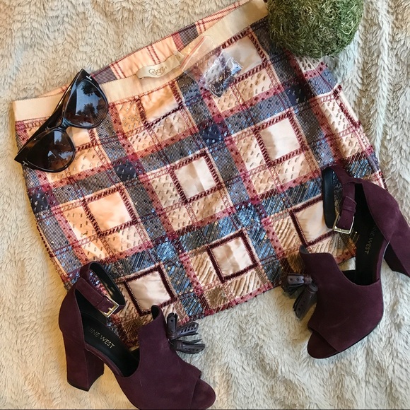 PRICE DROP! Candela beaded mini skirt - Picture 6 of 6