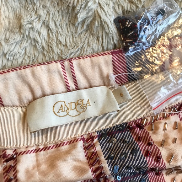 PRICE DROP! Candela beaded mini skirt - Picture 5 of 6
