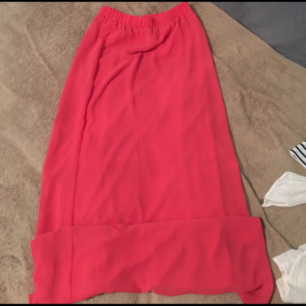 Coral Long Skirt / SMALL