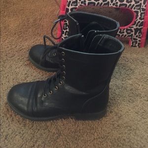 Black combat boots :)