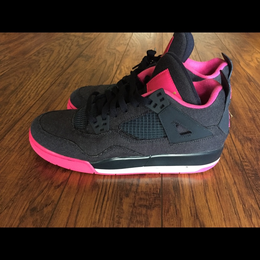 Nike Jordan's Denim and Pink