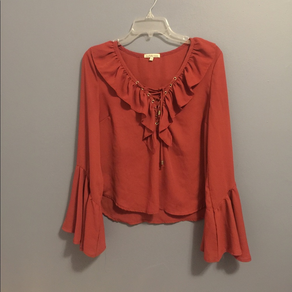 Orange pirate shirt