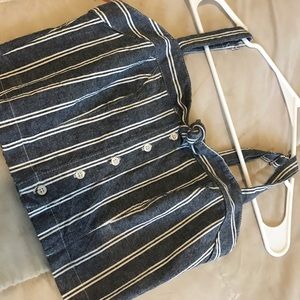 Brandy Melville stripped bow top