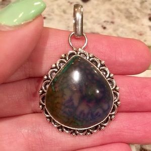 Dragons Vein Agate Pendant