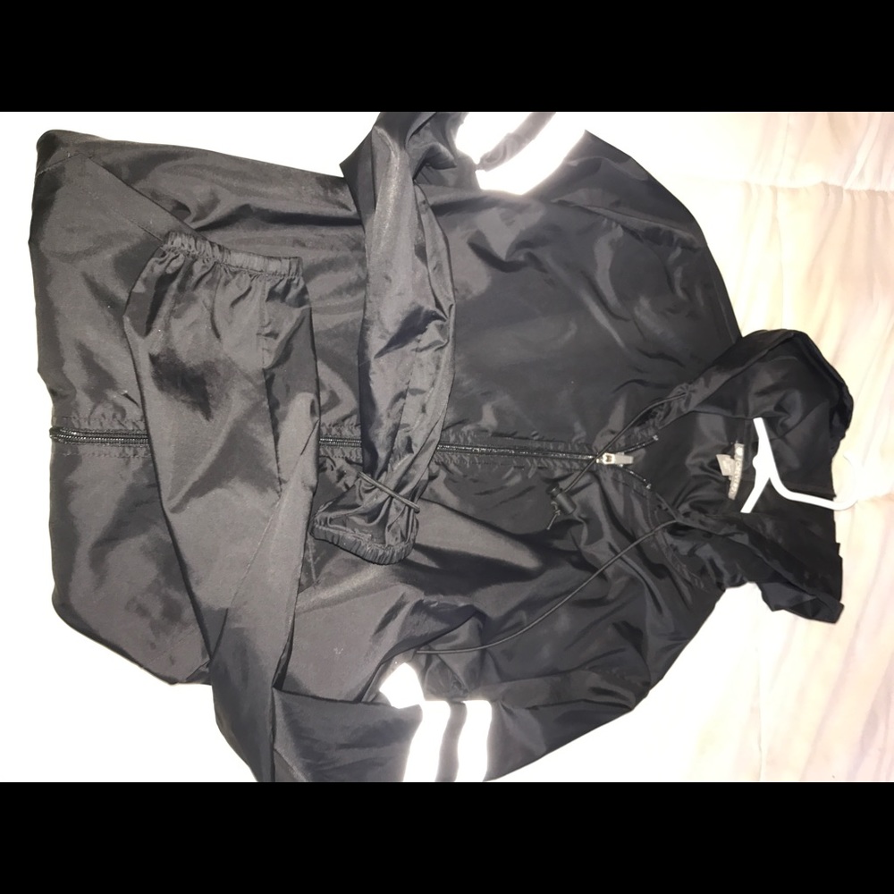 Forever 21 black windbreaker