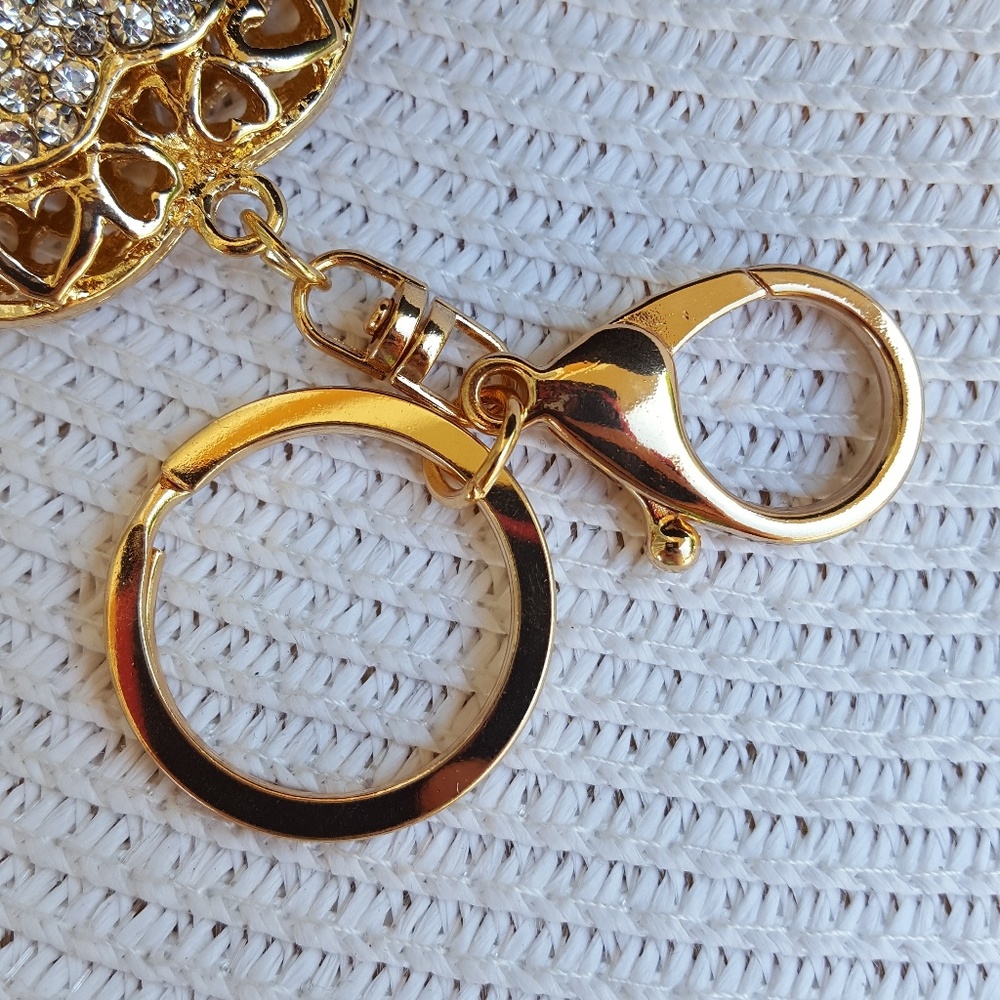Heart Rhinestone Keychain - Picture 3 of 3