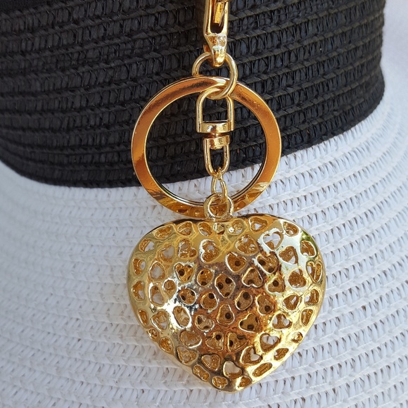 Heart Rhinestone Keychain - Picture 2 of 3