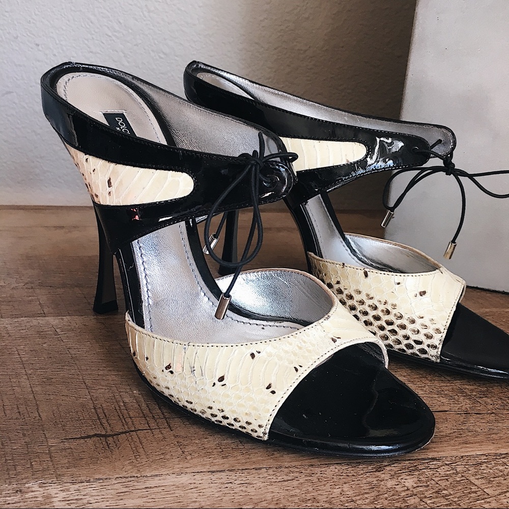 Dolce & Gabbana Lace Up Heels