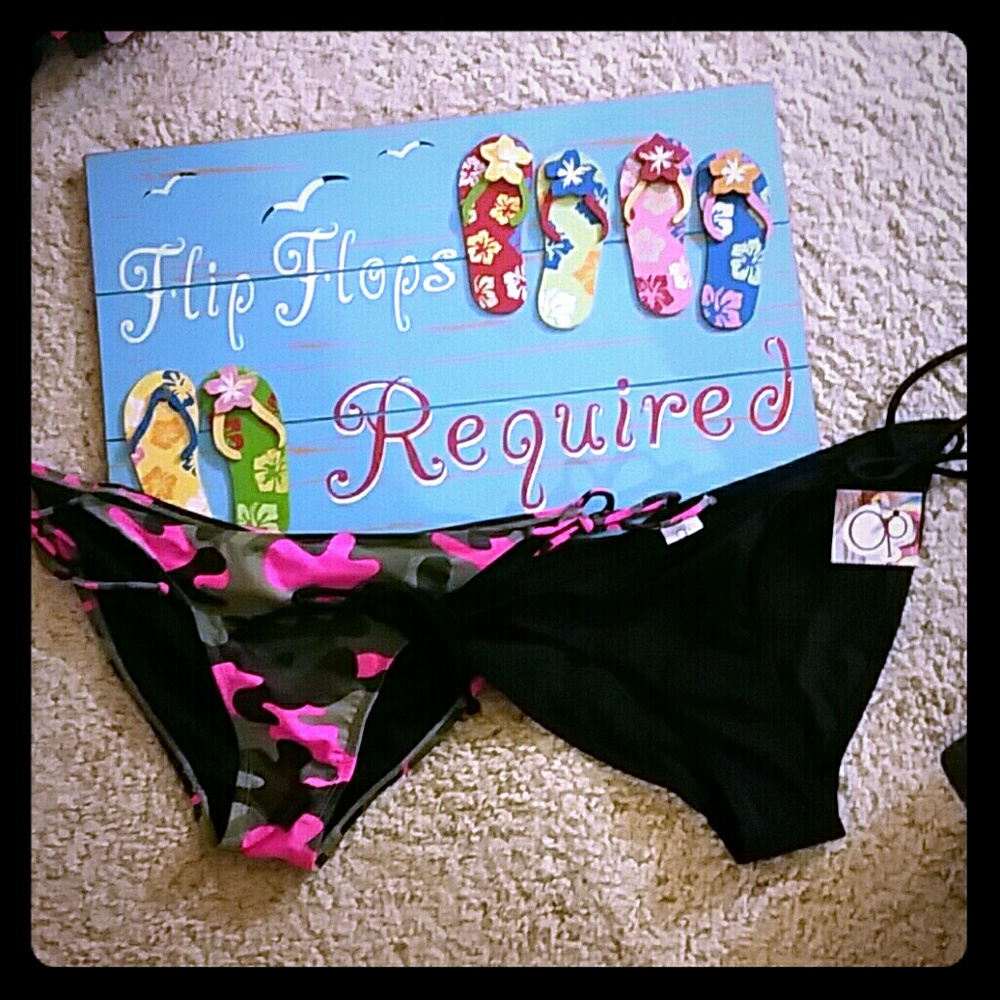 Two tie bottom bathing suits!!