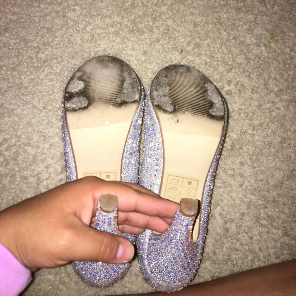 Silver Rhinestone heels 👠 💎💎 - Picture 5 of 6