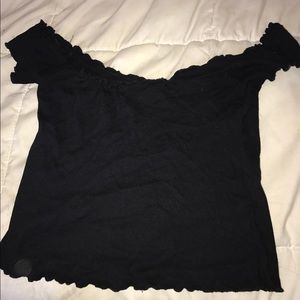 Brandy Melville black crop top