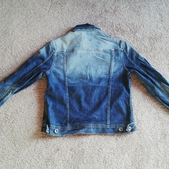 Boys Denim Jacket Jeans Jacket BIEN Je T'aime BLEU - Picture 6 of 8