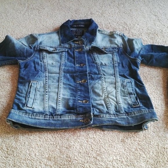 Boys Denim Jacket Jeans Jacket BIEN Je T'aime BLEU - Picture 5 of 8