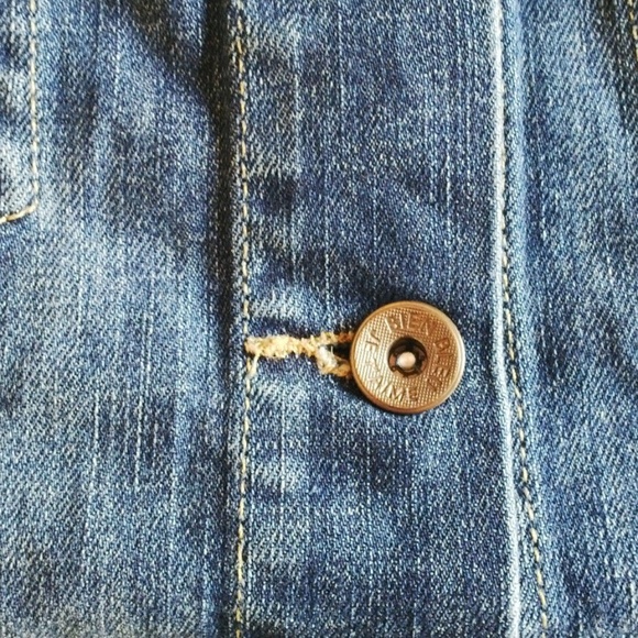 Boys Denim Jacket Jeans Jacket BIEN Je T'aime BLEU - Picture 3 of 8