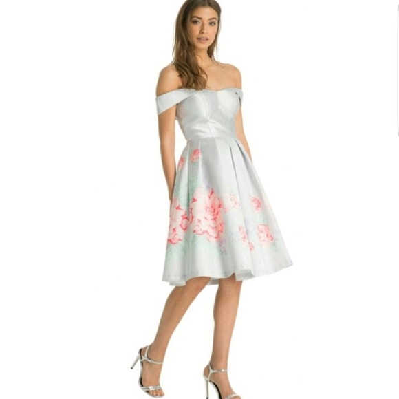 NWT off shoulder floral dress - Picture 4 of 5