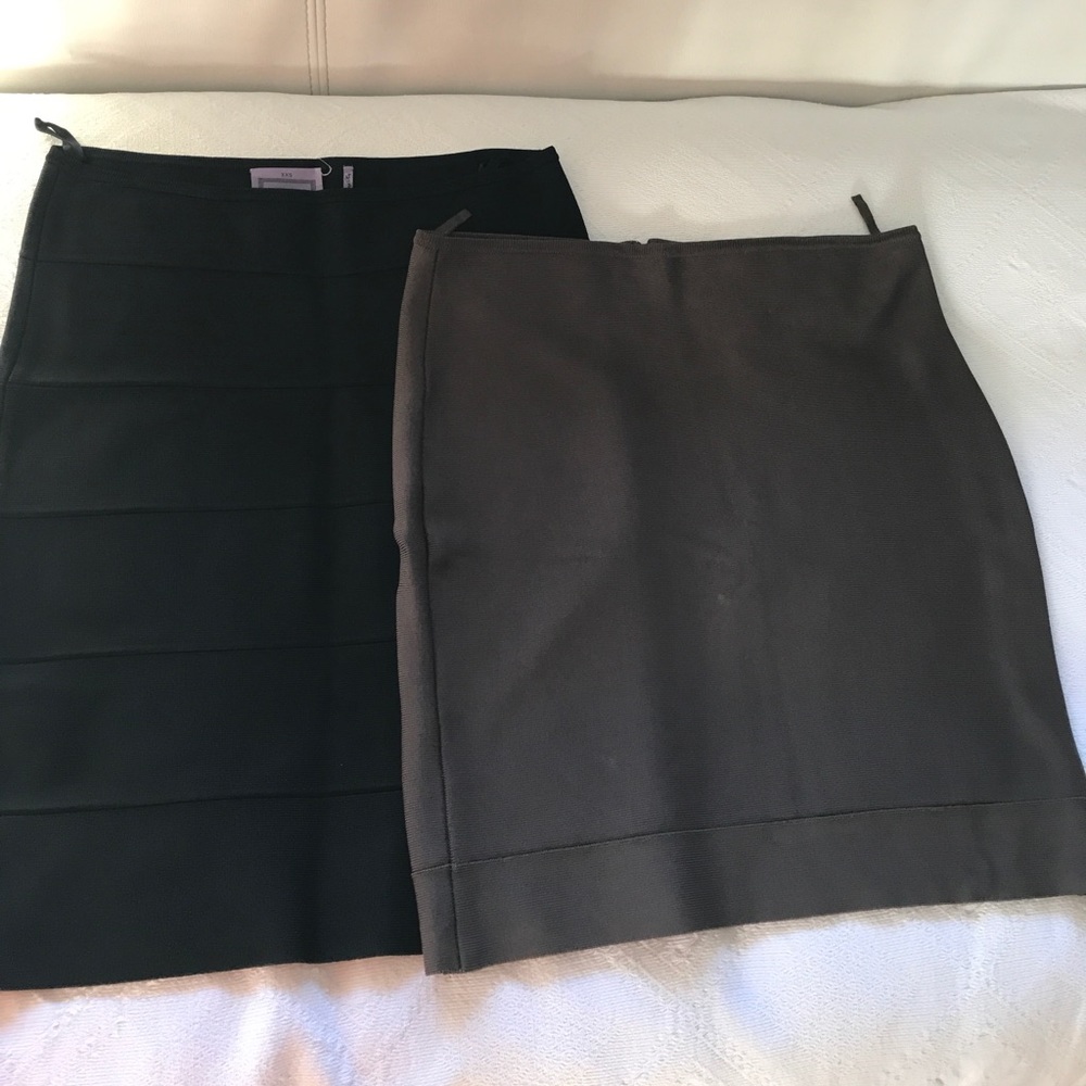 2pcs Herve Leger Skirt