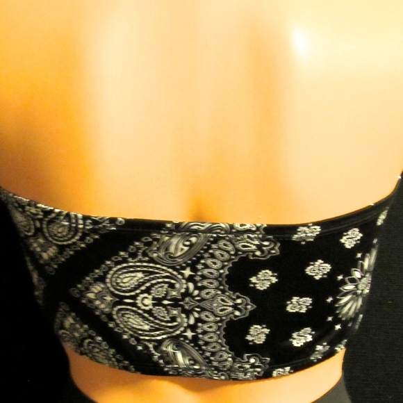 See You Monday Los Angeles Bandeau Crop Top Sz: M - Picture 2 of 5