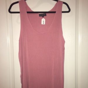 Rose colored tank top!