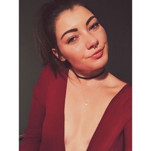 Red See You Monday Romper