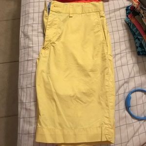 Polo shorts, Men's size 33, Bright Yellow