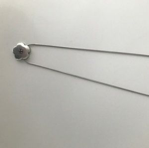 Silver Daisy Flower Necklace