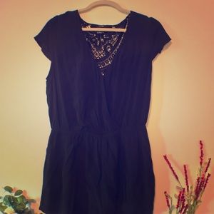 Sassy low cut romper