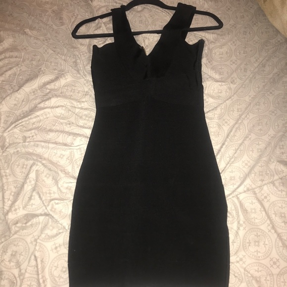 Black bandage Bebe dress - Picture 2 of 3