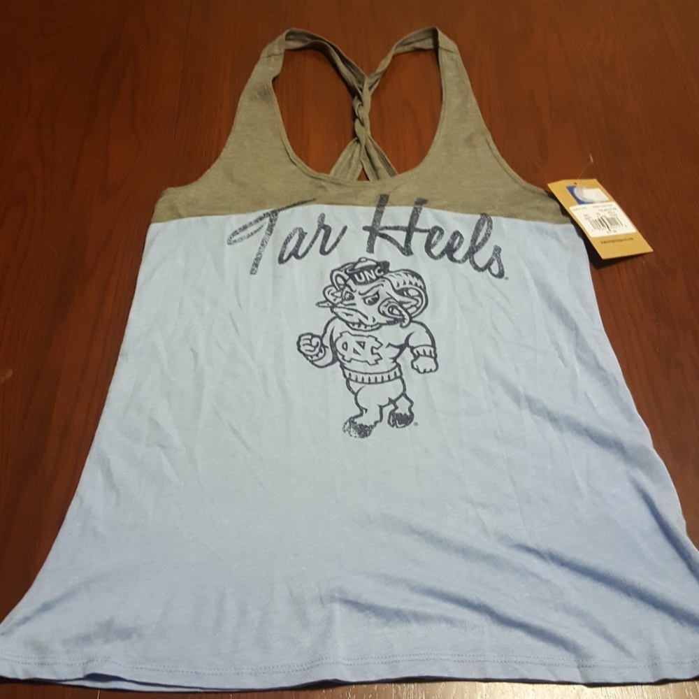 North Carolina Tar Heels twisted tank NWT AS h117