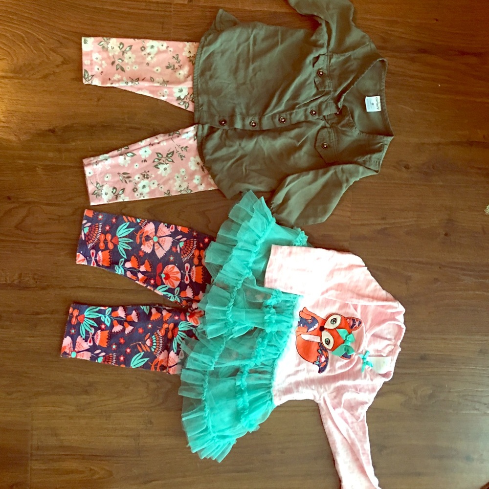 EUC 6 month Tunic outfits.